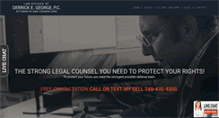 Desktop Screenshot of derrickgeorge.com